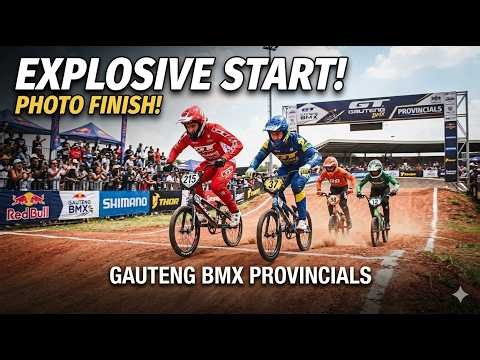 Explosive Starts & Photo Finishes | Gauteng BMX Provincials Race 10 and Time Trail Live