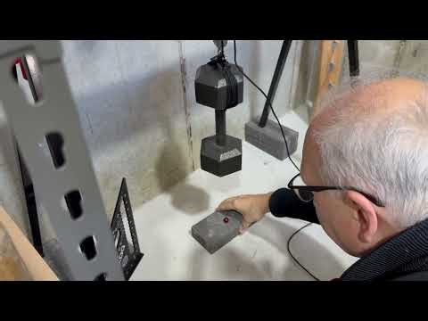 Projectile Shatter Test Device. The “Ball Buster”. Measuring the energy it takes to smash a ball.