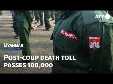 Myanmar's post-coup conflict death toll hits 100,000 | AFP