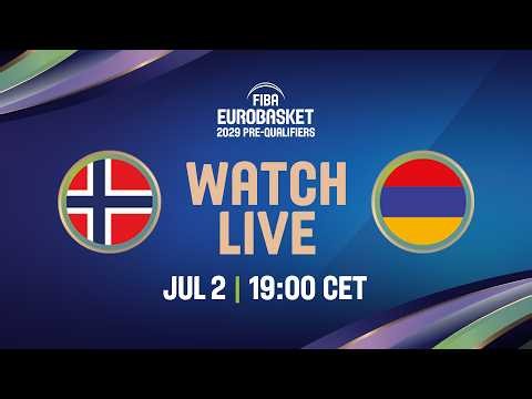 Norway v Armenia | Full Basketball Game | FIBA EuroBasket 2029 Pre-Qualifiers