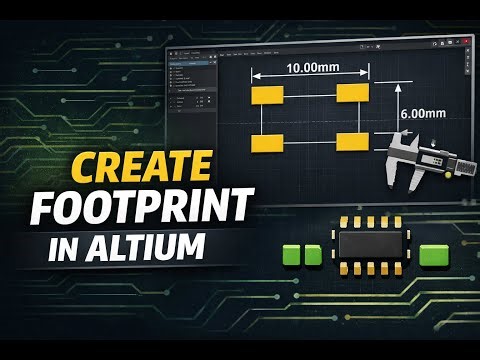 How to Create a PCB Footprint in Altium Designer | Step-by-Step Tutorial-In Hindi