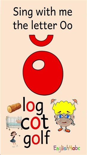 Short Vowel Ŏŏ — Sing With Me the Letter O! | Log, Cot, Golf