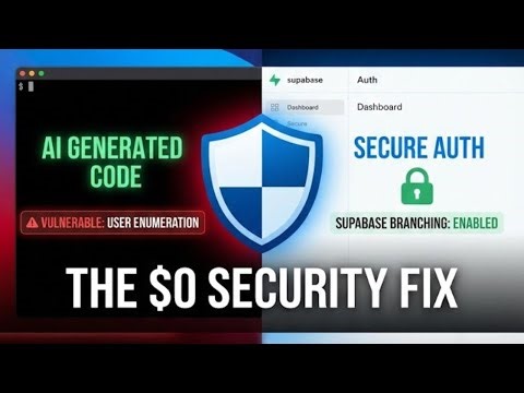 Stop Letting AI Build Your Security Holes (Supabase + MCP): Dev Vlog #2