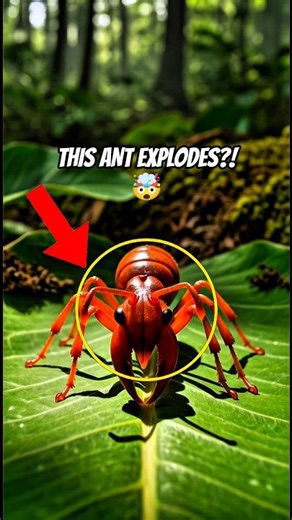The Ant That Blows Itself Up to Kill Enemies