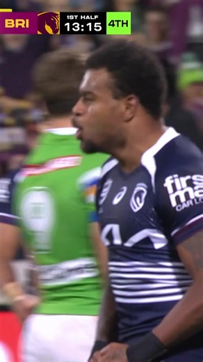 Ezra Mam Try vs Raiders | Broncos vs Raiders NRL Highlights