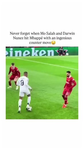 PRIMEXFOOTBALL🌀 on Instagram: "This post from Liverpool fan account @Connor_LFC8 spotlights a 19-second clip from Liverpool’s January 31, 2026, Champions League win over Real Madrid, capturing Alexis Mac Allister’s tackle on Kylian Mbappé that sparks a rapid counter-attack. Mohamed Salah threads a precise pass to Darwin Núñez, who outpaces the defense for a composed finish, demonstrating Liverpool’s lethal transition under Arne Slot and neutralizing Real Madrid’s high line. Replies blend admira