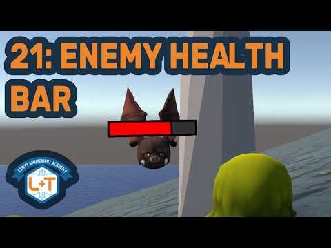 Unity Enemy Health Bar Tutorial - LewyT Amusement Academy 21