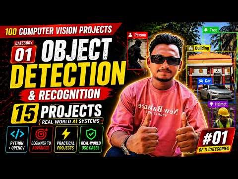 100 Computer Vision Projects 🚀 (With Step-by-Step Implementation Guide)