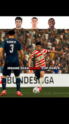 Insane World Cup 2026 Goals part 4 #fifa #eafc #fc25 #fc26 #fc27 #football #gaming #shorts