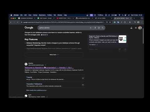 belajar fastapi, python & postgresql