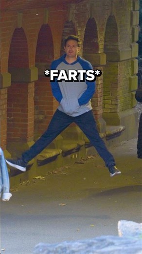 FART FLIGHT in the tunnel 🚀😂 #shorts #funny #prank
