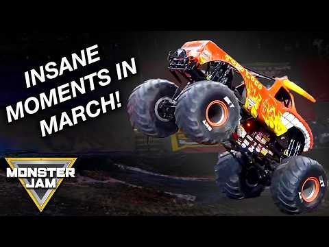 The Most THRILLING Moments From March | Monster Jam