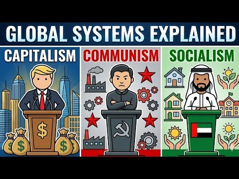 CAPITALISM vs COMMUNISM vs SOCIALISM all GLOBAL SYSTEMS EXPLAINED | SOCIALISM, COMMUNISM, NAZISM