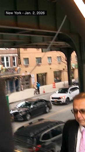 New York City Mayor Zohran Mamdani discussed the upcoming MTA fair hike while commuting to City Hall on the subway bloom.bg/45ocyZw | Bloomberg Television