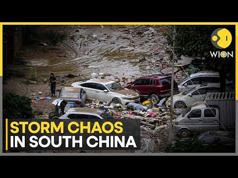 China Floods: Quinzhou Battles Relentless Floods as Rains Continue | WION News