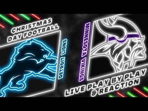 Lions vs Vikings Live Play by Play & Reaction