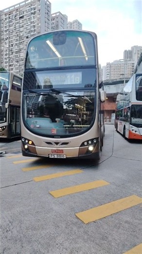 KMB 九巴綠蛋 #九巴 #巴士 AVBWU48 PS8816行走11B號線