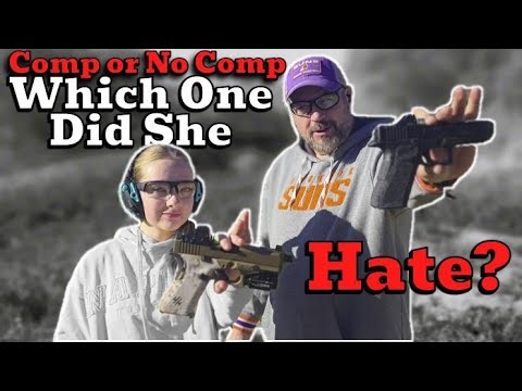 Teaching My Daughter to Shoot - Why Compensators Matter for New Shooters | #glock #newshooters