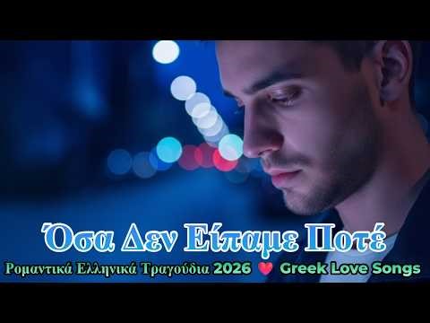 Ρομαντικά Ελληνικά Τραγούδια 2026 💔 Greek Love Songs | Όσα Δεν Είπαμε Ποτέ