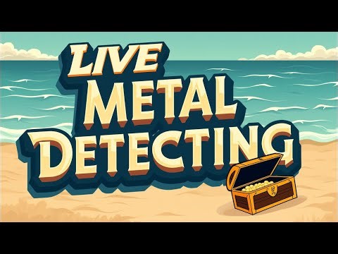 LIVE Metal Detecting at Midnight | Beach Treasure Hunt for Rings & Coins