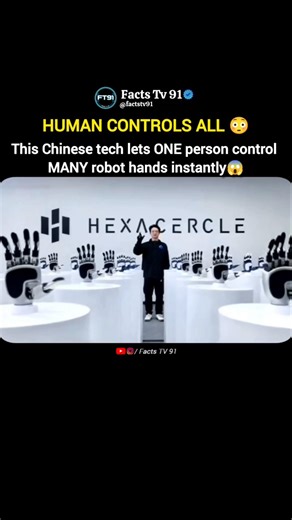 One Person Controls Multiple Robot Hands 🤯 #shorts #robotics #ai
