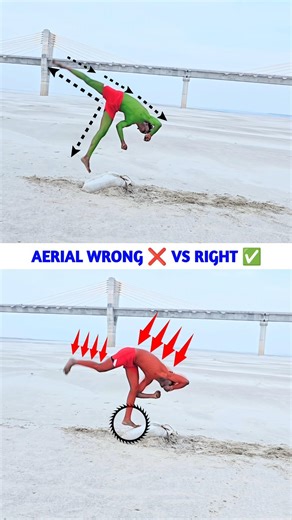 AERIAL MADE EASY 🔥!! #shorts #ariel #backflip #youtubeshorts