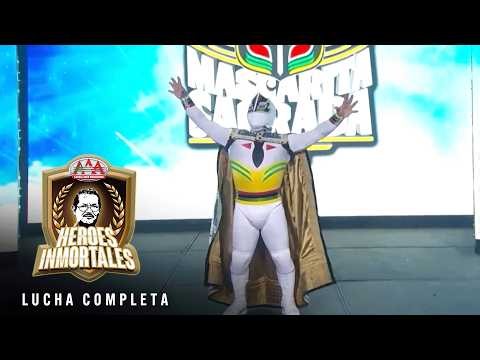 LUCHA COMPLETA: Mascarita Sagrada vs. Mini Abismo Negro: AAA Héroes Inmortales 2025