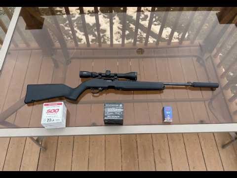 New Ruger 10/22 with Flow 22TI Suppressor (Trying subsonic and standard bullets!)