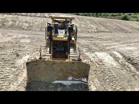 4K DRONE FOOTAGE! Caterpillar D9T Bulldozer Rehabilitating an Old Mine | Mega Machines