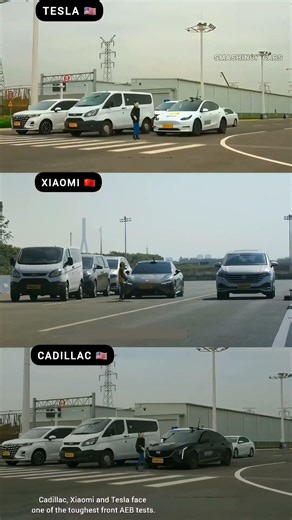 Cadillac, Xiaomi And Tesla – Hidden Pedestrian AEB Test