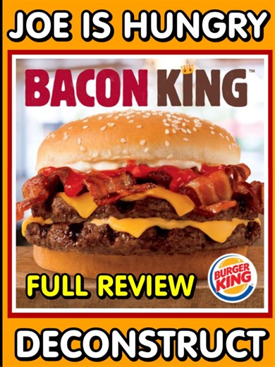 Burger King Classic Bacon King Review 🍔 | Deconstruct, Reveal, Temp & Weight Full review of the Burger King Classic Bacon King 🍔 We go through the deconstruct 🔍, full reveal 👀, temperature test 🌡️, and weight test ⚖️ to see what you’re really getting. No hype — just an honest fast food breakdown from Joe Is Hungry. Follow for real fast food reviews, reveals, and tests. #BurgerKing #ClassicBaconKing #BaconKing #FastFoodReview #BurgerReview #FastFoodTok #FoodTok #JoeIsHungry