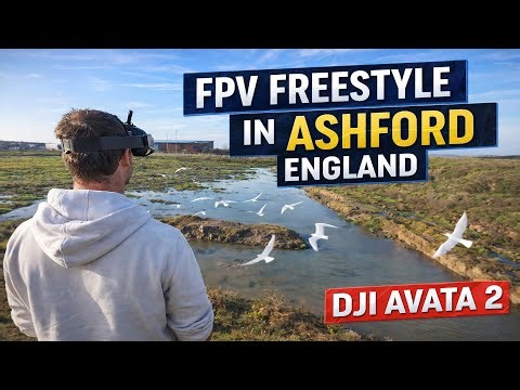 FPV Freestyle in Ashford, England | DJI Avata 2 Free Flight