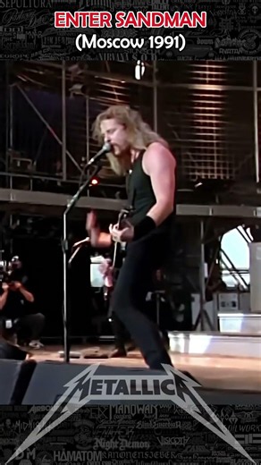 Metallica - Enter Sandman (Moscow 1991) #metallica #jameshetfield #thrashmetal #heavymetal