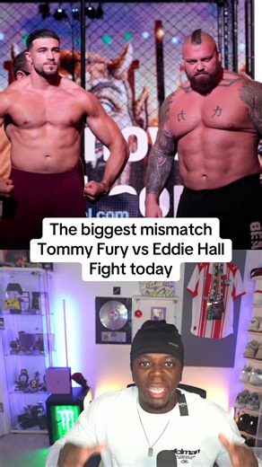 The biggest mismatch Tommy Fury vs Eddie Hall fight is today | tommy fury vs eddie hall