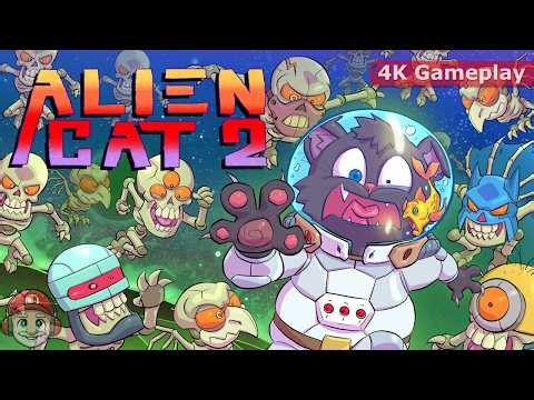 Alien Cat 2 - Retro Collection 4K Gameplay on Nintendo Switch and Nintendo Switch 2