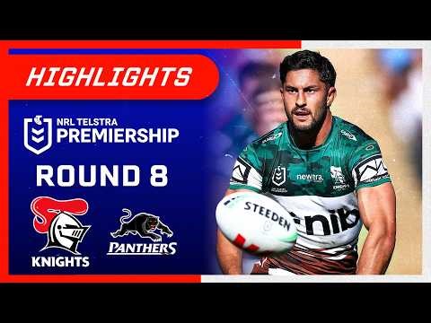 NRL Highlights: Knights v Panthers - Round 8 | NRL on Nine