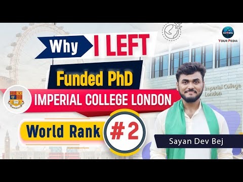 Why Sayan left Imperial College London, World Rank #2