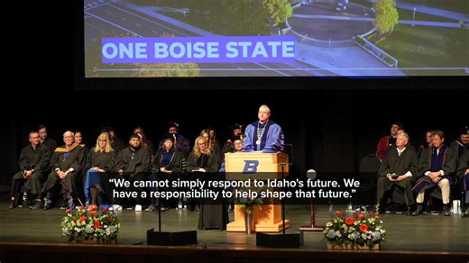 Boise State formally welcomes Dr. David Hahn as its 8th president
