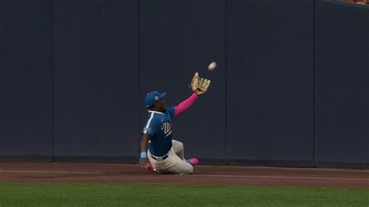 Luis Lara's sliding catch