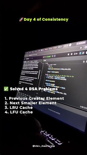 Day 4 | LRU Cache, LFU Cache & Previous Greater Element | Java & C++ DSA