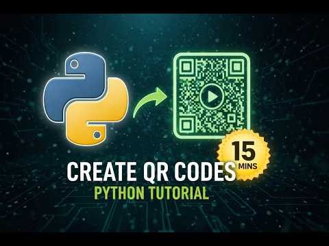 Build a QR Code Generator in Python (Step-by-Step | 15 Minutes)