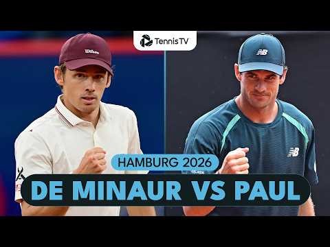 Alex De Minaur vs Tommy Paul Rollercoaster! 🎢 | Hamburg 2026 Semi-Final Highlights