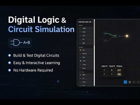 Digital Logic & Circuit Simulation | Virtual Lab Simulator