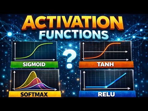 Activation Functions In Neural Network | Types Of Activation Functions #learning #ai #education