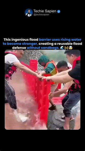 Smart Water Barriers: The Flood Protection System That Uses Water to Stop Floods! 🌊🚧🤯