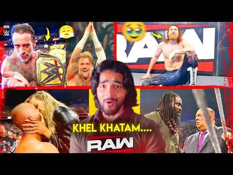 'Ye Kya Hua🤯' CM Punk Wins Undisputed Championship - WWE Raw Highlights