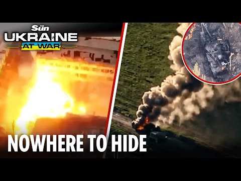 Massive explosion as Ukrainian UGV strikes building sheltering sabotage group