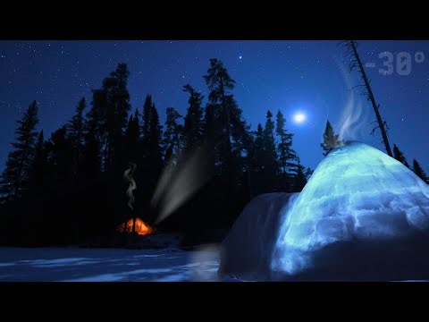 13 Days at Long-Term Camp | -30° Igloo Build, Hot Tent, Ice Fishing (FULL)