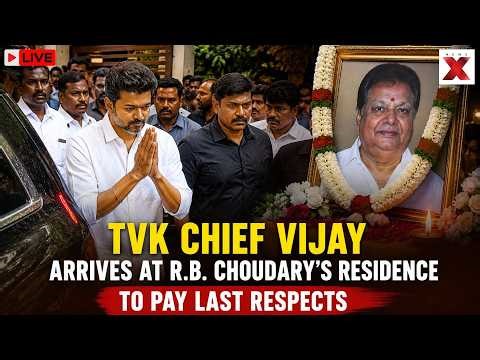 R.B. Choudary Death LIVE: Vijay Pays Last Respects To Producer After Fatal Rajasthan Accident