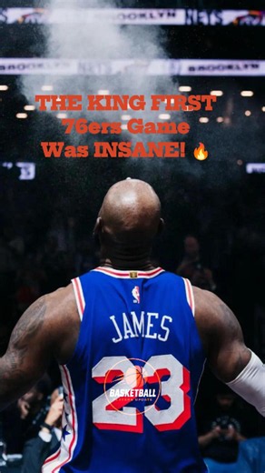 LeBron James' FIRST | 76ers Game Was INSANE👑 #nba #shorts #basketballupdates #lebronjames